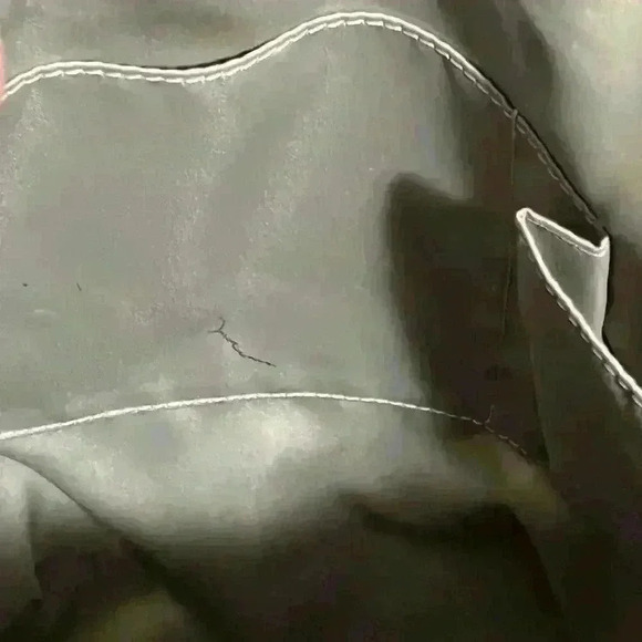 Coach Metallic Leather Crossbody Tote Shoulder Bag Style #F16509 - Picture 13 of 16